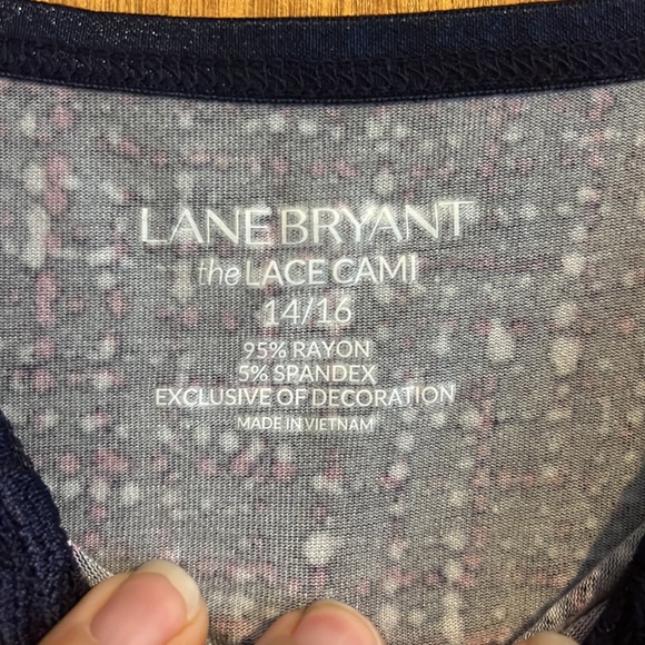 Lane Bryant Cami 14/16 Lace Trim - Picture 4 of 5